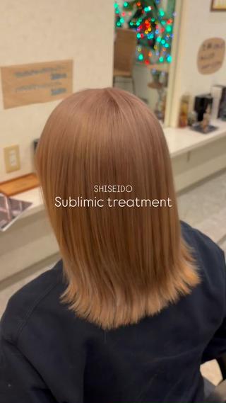 セミロング 横嶋 倫のヘアスタイル