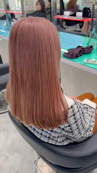 セミロング カラー ♡ダブルカラー特化♡ miyuのヘアスタイル