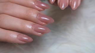 #ワンカラー　#ちゅるん　#ピンクネイル　#オフィスネイル 