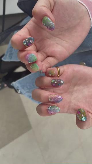 セミロング m kaori𓃟のネイルデザイン