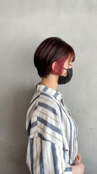 ショート カラー メンズ/ダブルカラー /パーマ/来栖慧💈のヘアスタイル