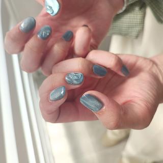 #パラジェル#ワンカラー#マグネットネイル#奥行きマグネット#シンプルネイル#品川ネイル#高輪ネイル#品川ネイルサロン#高輪ネイルサロン#同時施術#品川同時施術#深爪矯正 