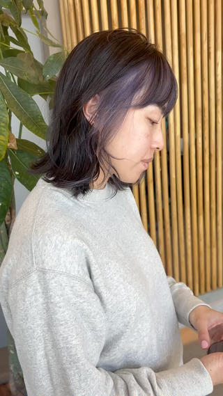 ミディアム カラー niil所属・miyu /niilのヘアスタイル