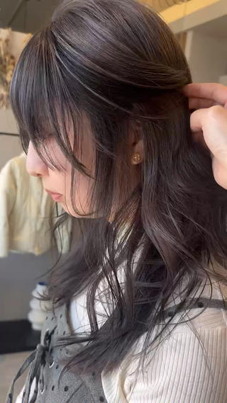 セミロング カラー niil所属・miyu /niilのヘアスタイル