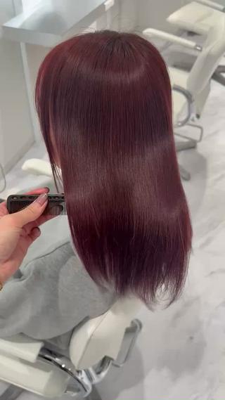 艶々Pink brown
ケアカラーで叶います 