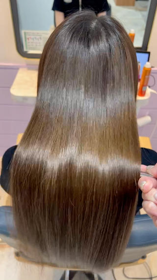 セミロング 髪質改善✨石塚 真梨奈のヘアスタイル