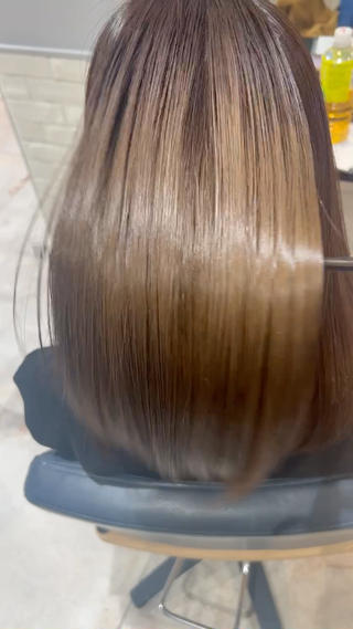 セミロング 髪質改善✨石塚 真梨奈のヘアスタイル