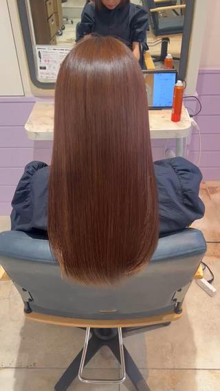 セミロング 髪質改善✨石塚 真梨奈のヘアスタイル