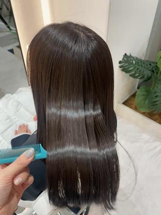 ロング カラー 艶髪・透明感カラー・ 韓国ヘア・Yuriのヘアスタイル