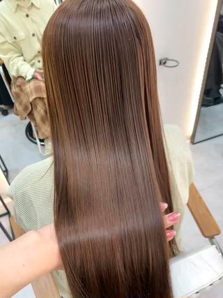 ロング カラー 艶髪・透明感カラー・ 韓国ヘア・Yuriのヘアスタイル