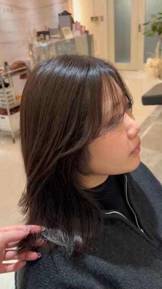 カラー カラーモデル/梅田/ ⭐️seina⭐️のヘアスタイル