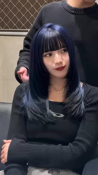 セミロング カラー レイヤー×髪質改善 マネージャー安藤光司のヘアスタイル