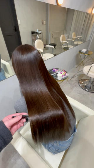 ロング カラー 西浦慎二 /艶カラー/髪質改善のヘアスタイル