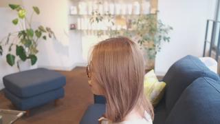 ミディアム W_SALON ［触れたくなる艶髪］のヘアスタイル