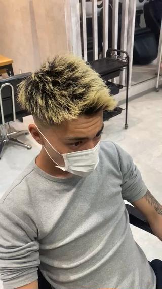ショート カラー パーマ メンズ 🐉『メンズ美容師』 吉田龍星🐉のヘアスタイル