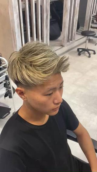 ショート カラー メンズ 🐉『メンズ美容師』 吉田龍星🐉のヘアスタイル