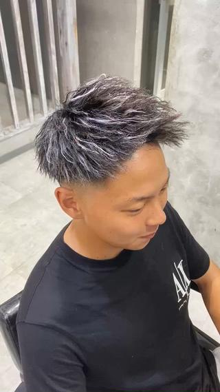 ショート カラー パーマ メンズ 🐉『メンズ美容師』 吉田龍星🐉のヘアスタイル