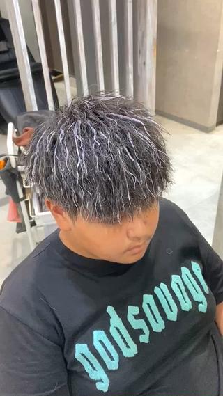 ショート カラー パーマ メンズ 🐉『メンズ美容師』 吉田龍星🐉のヘアスタイル
