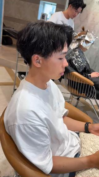 メンズ Lond  strada所属・ハクヤ心斎橋 パーマ/縮毛矯正のヘアスタイル