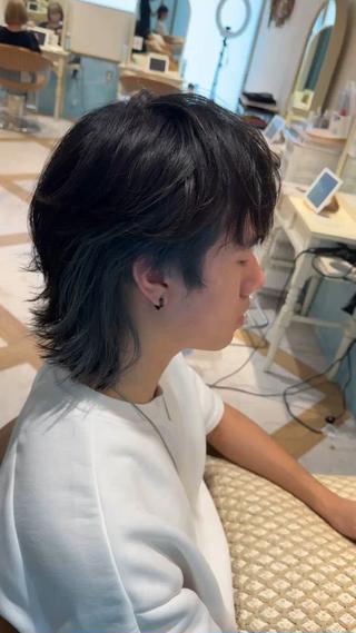 カラー メンズ Lond  strada所属・ハクヤ心斎橋 パーマ/縮毛矯正のヘアスタイル