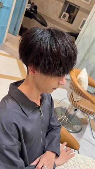 ミディアム Lond  strada所属・ハクヤ心斎橋 パーマ/縮毛矯正のヘアスタイル