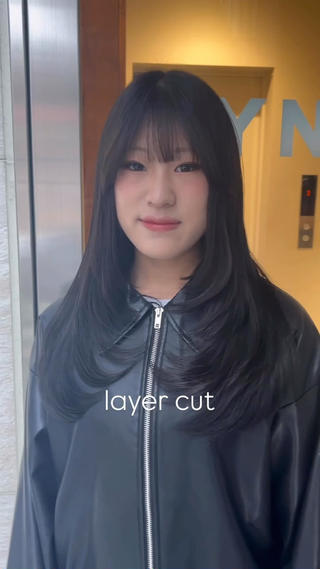ロング レイヤー🎀透明感 カラー|ワンホンのヘアスタイル