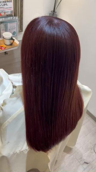 ロング 🌕酸性縮毛矯正 高野竜🌕のヘアスタイル