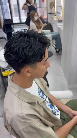 ショート パーマ メンズ 飯塚 ｜メンズ特化 （カット/パーマ）のヘアスタイル