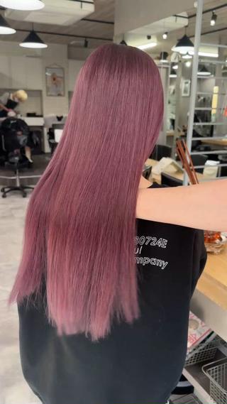 ワンブリーチで出来るピンクラベンダー 