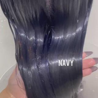 セミロング カラー エクステ🩵ブリーチ 韓国ヘア🩵KAEのヘアスタイル