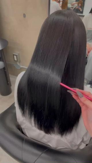 ロング カラー エクステ🩵ブリーチ 韓国ヘア🩵KAEのヘアスタイル