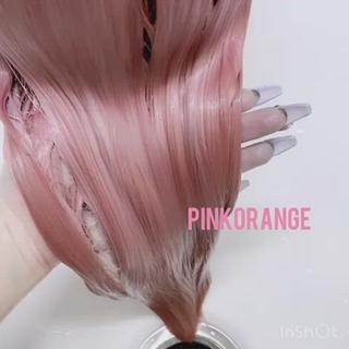 ショート カラー エクステ🩵ブリーチ 韓国ヘア🩵KAEのヘアスタイル