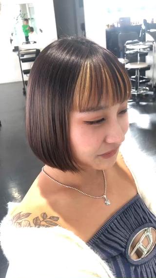 髪質改善ストレートで軽さと艶髪に 