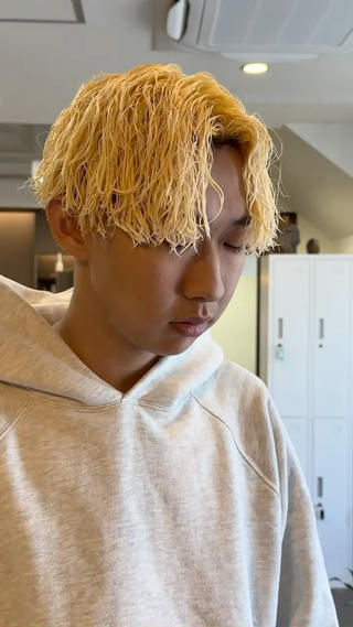 カラー パーマ メンズ 年間2000名担当◎ パーマ職人/仲原佑樹のヘアスタイル