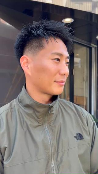 ショート パーマ メンズ 【メンズ縮毛矯正】 FILMS  軍司のヘアスタイル