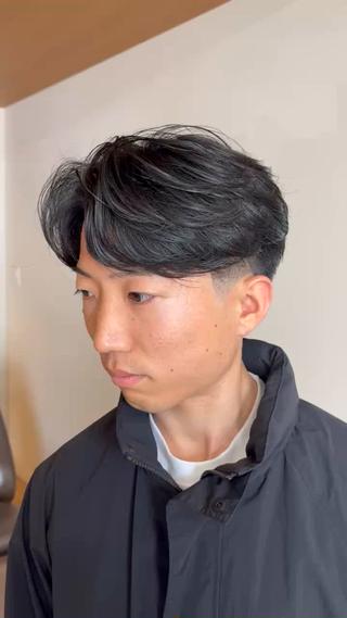 ショート パーマ メンズ 【メンズ縮毛矯正】 FILMS  軍司のヘアスタイル