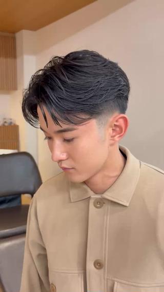 ショート パーマ メンズ 【メンズ縮毛矯正】 FILMS  軍司のヘアスタイル