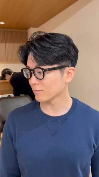 ショート パーマ メンズ 【メンズ縮毛矯正】 FILMS  軍司のヘアスタイル