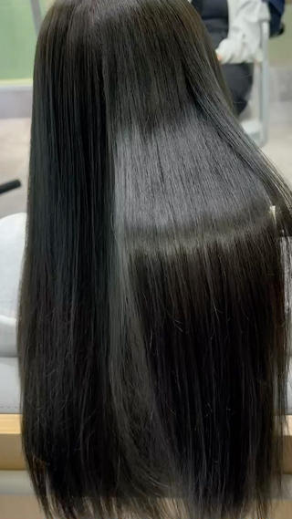 ブリーチなしダブルカラーで作る暗透オリーブグレージュ 