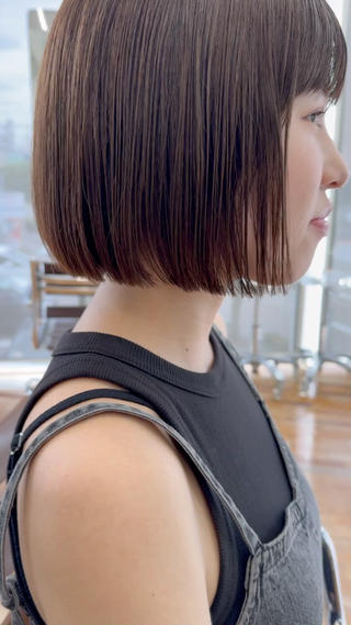 ショート カラー ブリーチなしWカラー レイヤー/KOHNOのヘアスタイル