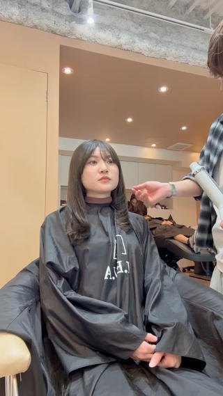 ロング ✨韓国レイヤー特化✨ 小顔カット✂️来輝のヘアスタイル