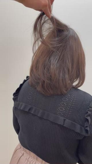 ミディアム カラー ミタニ/髪質改善 /レイヤーカットのヘアスタイル