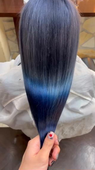 ロング カラー 上野 瑞貴のヘアスタイル