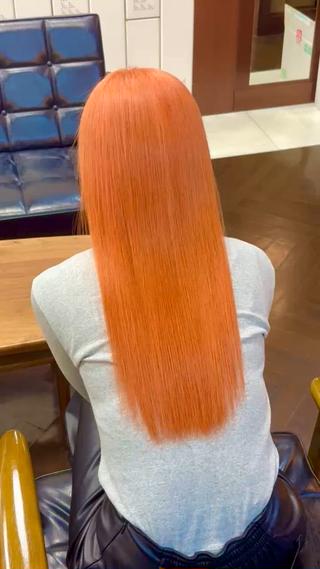 ブリーチ2回でできるOrang Color  