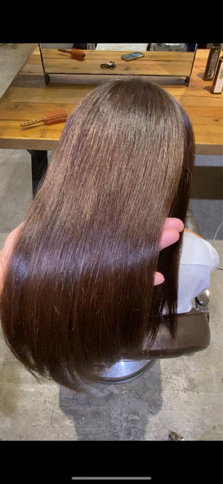 セミロング GLAD所属・ナガヤマ ミユのヘアスタイル