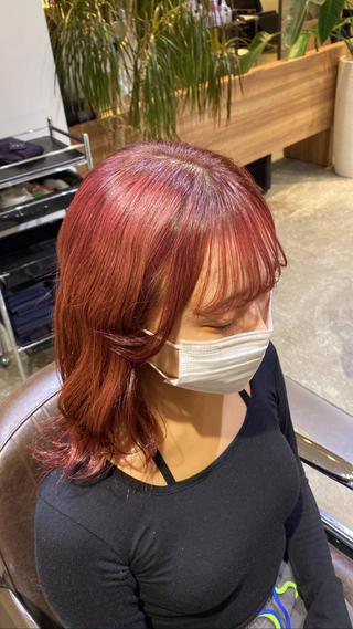 セミロング GLAD所属・ナガヤマ ミユのヘアスタイル
