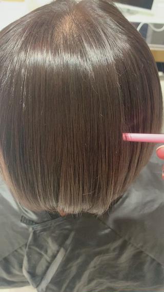 カラー 透明感カラー/レイヤ ーhinata.のヘアスタイル