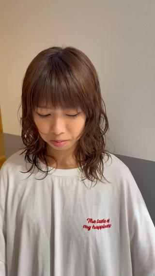 パーマ 【コテ巻き風パーマ】 一木快斗のヘアスタイル