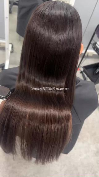 透ける透明感カラー 🤍anju🎀のヘアスタイル