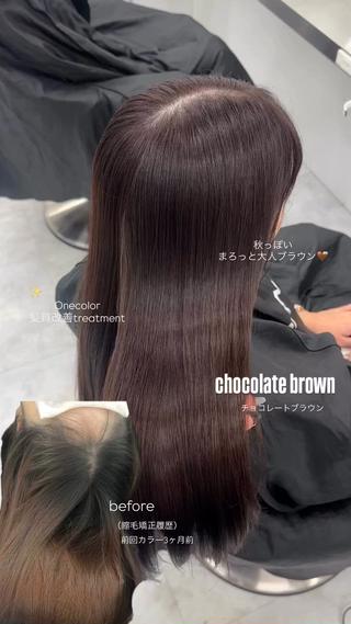 カラー 透ける透明感カラー 🤍anju🎀のヘアスタイル